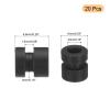 MECCANIXITY RC Anti Vibration Rubber Balls RC Rubber Damper Balls for RC F4 F7 Flight Controller Gimbal M3x6.6mm Shock Absorption Balls,RC Models DIY Drone Accessories(Black),Pack of 20 view 2