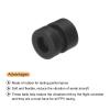 MECCANIXITY RC Anti Vibration Rubber Balls RC Rubber Damper Balls for RC F4 F7 Flight Controller Gimbal M3x6.6mm Shock Absorption Balls,RC Models DIY Drone Accessories(Black),Pack of 20 view 3