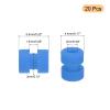 MECCANIXITY RC Anti Vibration Rubber Balls RC Rubber Damper Balls for RC F4 F7 Flight Controller Gimbal M2x5.6mm Shock Absorption Balls,RC Models DIY Drone Accessories(Blue),Pack of 20 view 2