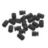 MECCANIXITY RC Anti Vibration Rubber Balls RC Rubber Damper Balls for RC F4 F7 Flight Controller Gimbal M3x8mm Shock Absorption Balls,RC Models DIY Drone Accessories(Black),Pack of 20 view 1