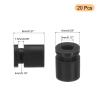 MECCANIXITY RC Anti Vibration Rubber Balls RC Rubber Damper Balls for RC F4 F7 Flight Controller Gimbal M3x8mm Shock Absorption Balls,RC Models DIY Drone Accessories(Black),Pack of 20 view 2