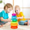 BYFWH Spinning Stacking Toys for Babies 12+ Month Ring Stacker Stacking for Toddlers 1-3 Montessori Toys,Educational Learning Sensory Toy for Kids Easter Christmas Birthday Present for Baby view 3