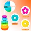 BYFWH Spinning Stacking Toys for Babies 12+ Month Ring Stacker Stacking for Toddlers 1-3 Montessori Toys,Educational Learning Sensory Toy for Kids Easter Christmas Birthday Present for Baby view 4