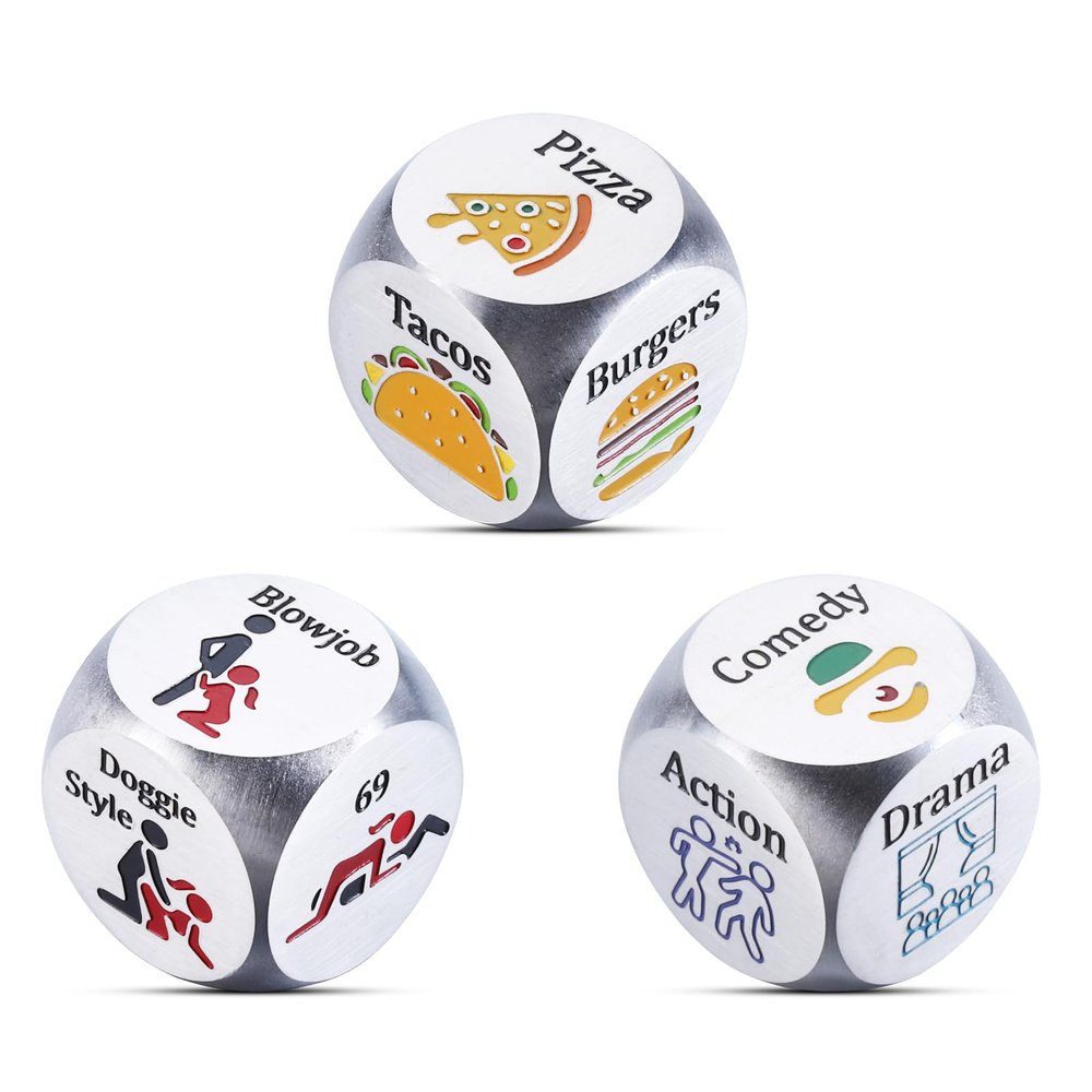 6 Year Anniversary for Him,Valentines Gifts for Her Him, Bridal Shower Gifts Decision Dice for Adults - Stocking Stuffers for Couples - Date Night Dice Gifts & Birthday Gifts - 11th Anniversary
