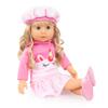 Bayer Design: Charlene 18" Doll: Interactive Sounds - Kiss & Laugh - Pink Unicorn Outfit, Long Curly Blonde Hair, Storage Suitcase-Accessories, Kid 3+ view 2