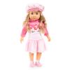 Bayer Design: Charlene 18" Doll: Interactive Sounds - Kiss & Laugh - Pink Unicorn Outfit, Long Curly Blonde Hair, Storage Suitcase-Accessories, Kid 3+ view 3