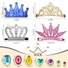 AHIER 23 Pieces Foam Crowns Set, DIY Party Princess Tiaras Crowns Make Your Crowns With Diamond Sticker (Style 3) view 2
