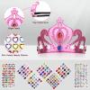 AHIER 23 Pieces Foam Crowns Set, DIY Party Princess Tiaras Crowns Make Your Crowns With Diamond Sticker (Style 3) view 3