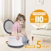 SunnySmile Portable Toilet for Kids,Portable Potty Seat for Toddler Travel,Travel Potty with Travel Bag, Applicable to Camping, Indoor/Outdoor Use, Includes 45 Replacement Bags (Grey) view 3