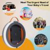 SunnySmile Portable Toilet for Kids,Portable Potty Seat for Toddler Travel,Travel Potty with Travel Bag, Applicable to Camping, Indoor/Outdoor Use, Includes 45 Replacement Bags (Grey) view 4
