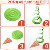 Qyeahkj 84Pcs Pizza Party Hanging Swirl Decorations Ceiling Whirl Hanging Decorations for Pizza Birthday Party Time Hanging Decor Party Streamers Party Supplies view 4