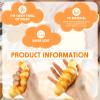 Foilswirl 5 Pcs Bread Stress Toy Soft Toast Bread Shape Toy Slow Rising Toy Anxiety Relief Food Toy for Kids Adult Tricky Funny Birthday Gifts Simulation Fake Food Stress Toy Balls(Style 1) view 2
