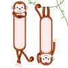 Achwishap Long Monkey Stuffed Animal Plush Toy,40 Kawaii Large Huggable Sleeping Monkey Plush Pillow,Soft Monkey Throw Body Pillow,Cute Plushies Cushion Doll Gifts for Kids Adults Birthday Valentines view 2