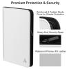 Rayvol Premium 1000+ Pockets Card Binder, 16-Pocket Ringless Trading Card Album Folder - Side Loading UltraSonic-161024 Tech Zip Binder for TCG - White view 2