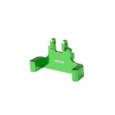 NexxRacing Scx24 Aluminum Servo Mount - Remote Control Car SCX24 Servo Mount (HELIDIRECT) (Green)