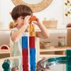 Kaplan Early Learning Light and Color Cylinder Set - 8 Pieces, Translucent Manipulatives, Stackable, Block Play, Light Table Accessories for Toddlers Ages 18+ Months view 2