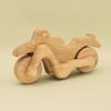 Free Shipping Handmade Organic Natural Wooden Chopper Motorbike with Moving Wheels Eco-Friendly Delights for Toddlers Gift Idea view 2