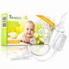 Airmed's Vac Nasal Aspirator Baby. CLINICALLY Tested, Safe and Gentle. Baby Nose Sucker with 2 Suction Heads and Cleaning Brush. Safe and Gentle Baby Nasal Aspirator with Strength of a Vacuum Cleaner view 1