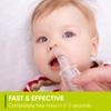 Airmed's Vac Nasal Aspirator Baby. CLINICALLY Tested, Safe and Gentle. Baby Nose Sucker with 2 Suction Heads and Cleaning Brush. Safe and Gentle Baby Nasal Aspirator with Strength of a Vacuum Cleaner view 2