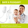 Airmed's Vac Nasal Aspirator Baby. CLINICALLY Tested, Safe and Gentle. Baby Nose Sucker with 2 Suction Heads and Cleaning Brush. Safe and Gentle Baby Nasal Aspirator with Strength of a Vacuum Cleaner view 4