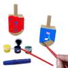 Hanukkah Wood Dreidels, Design Your Own Game, 1.5" Inch Unfinished Natural Wooden Chanukkah Dreidels (1000-Pack) view 2