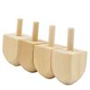 Hanukkah Wood Dreidels, Design Your Own Game, 1.5" Inch Unfinished Natural Wooden Chanukkah Dreidels (1000-Pack) view 4