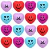 28 Packs Heart Shape Stress Balls with Cards for Kids and Adults Valentine Party Favors, 4 Colors Heart Shaped Balls with 4 Styles Cards for Classroom Prize Supplies and Valentine Exchange Gifts view 2