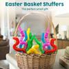 BUNMO Easter Basket Stuffers for Toddler - Pop Tubes - Sensory Fidget Toys - Creative Learning - Hours of Fun for Kids - Easter Toys - Tons of Ways to Play - Non-Mouthable 3+ - 8 Pack Small view 2