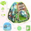Dinosaur Kids Play Tent Indoor: Boys & Girls Playhouse Tents Indoor Outdoor - 4in1 Dinosaur Tent with-Dart Board & Bean Bag Toss Games view 2