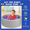 COZYTRAUM Foam Ball Pit for Kid, Kids Soft Ball Pit,Kiddie Balls PoolIdeal Gift Toys for Children, 27 Inch view 2