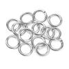 10pcs 304 Strong Stainless Steel Open Split Jump Rings Connector Jewellery Findings DIY Craft Loop No Fade Silver/Yellow Gold/Rose Gold/Black/Antique Bronze (16mm, Silver) view 1