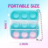 150 PCS Mini Pop Fidget Toys Bulk Party Favors, Silicone Squeeze Pop Bubble Keychain Fidget Sensory Toys for Kids, Easter Party Bag Fillers view 4