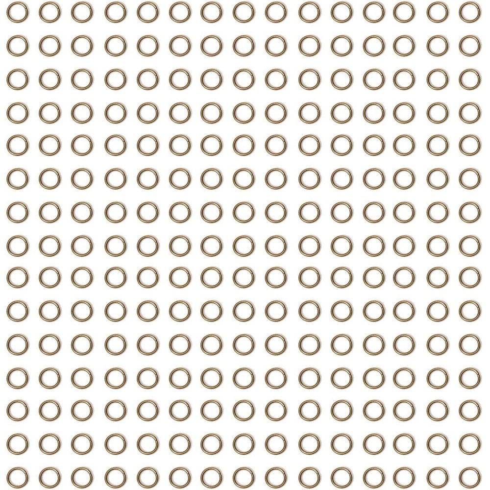 100pcs Antique Bronze Strong No Fade Open Split Jump Rings Connector Loop Bulk (18mm x 1.2mm)