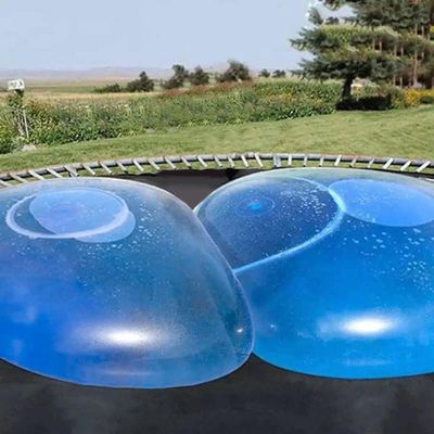 47'' Giant Bubble Ball for Adults Inflatable Fun Ball Water Injection Bubble Ball Beach Garden Ball Soft Rubber Ball for Outdoor Indoor Party