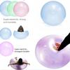 47'' Giant Bubble Ball for Adults Inflatable Fun Ball Water Injection Bubble Ball Beach Garden Ball Soft Rubber Ball for Outdoor Indoor Party view 2