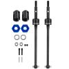WEFEINO 2PCS/Set Steel Rear Drive Shaft CVD Upgrade Parts for Tra-xxas 1/10 Slash 2WD RC Car view 2