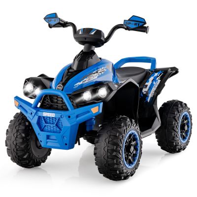 INFANS Kids ATV, 12V 4 Wheeler Ride on Toy, Blue