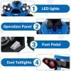 INFANS Kids ATV, 12V 4 Wheeler Ride on Toy, Blue view 3