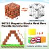 108PCS Magnetic Blocks Building Toys - 1'' Magnet Building Blocks Build Mine Magnet World Game Adventure Set Cubes Boys Girls Toys Ages 3-5 4-6 5-7 6-8 Kids Gifts for 3-12 Years Old School Supplies view 3