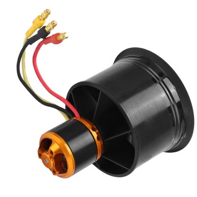 BROLEO Ducted Fan, Remote Control Model Ducted Fan with Motor for Airplane (CCW)