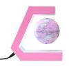 BEBEVOGUE Personalized Magnetic Levitating Globe with LED Light Anti Gravity Floating World Map Unique Birthday Gift for Men Boys Boss Office Home Desk Accessories Gadget Decor (Pink) view 1