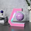 BEBEVOGUE Personalized Magnetic Levitating Globe with LED Light Anti Gravity Floating World Map Unique Birthday Gift for Men Boys Boss Office Home Desk Accessories Gadget Decor (Pink) view 2