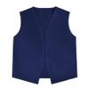 TopTie No-Button Child Vest Kid Volunteer Victorian Waistcoat Peasant Party Costume Vests-Navy-S view 2