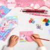 Valentines Day Gifts for Kids Classroom - Valentine Party Favor Exchange for School - 24 Pack Valentines Class Stationery Gift with Cards Pencils Erasers Rulers Sharpener Stickers Cups and Heart Clips view 4