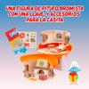 Smurfs, Magic House That Opens, with 1 5.5 cm Figure and Accessories, Joker Sttroumpfs, Toys for Children from 3 Years, PUF202, Blue view 3