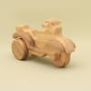 Free Shipping Handmade Organic Natural Wooden Tricycle Chopper Motorbike with Moving Wheels Eco-Friendly Delights for Toddlers Gift Idea view 2