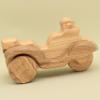 Free Shipping Handmade Organic Natural Wooden Tricycle Chopper Motorbike with Moving Wheels Eco-Friendly Delights for Toddlers Gift Idea view 3