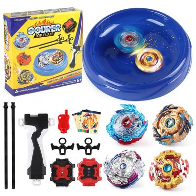 GOIJRER Bay Battle Burst Avatar Attack Battle Set with Two String Launcher and Grip Starter Set