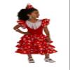 AMINA JAADE Flamenco Dress Child (US, Age, 2 Years, Red Polka dots White) view 1