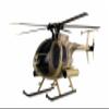 Amewi 25336 AFX MD500E Military Brushless 4-Channel 325 mm Helicopter 6G RTF Brown view 1
